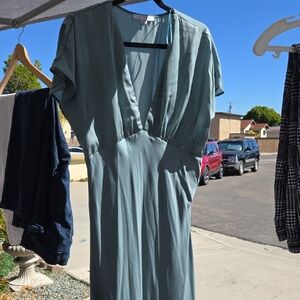 Elegant Teal Dress